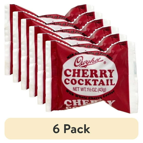 (6 pack) Owyhee Cherry Cocktail Candy Bar 1.5 oz