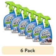6 pack OxiClean Carpet and Rug Pet Stain and Odor Remover Spray, 24 fl oz
