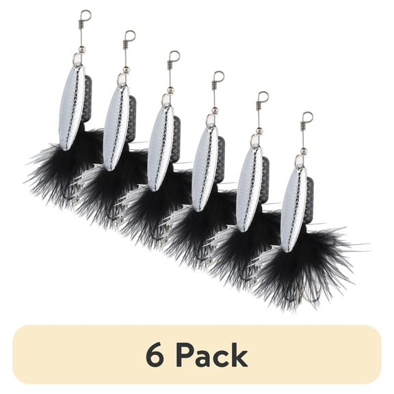 (1 pack) Ozark Trail Inline Spinner Fishing Lure 3/8 oz. – Black