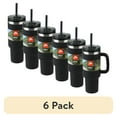 thumbnail image 1 of (6 pack) Ozark Trail 40 oz Vacuum Insulated Stainless Steel Tumbler Black, 1 of 13