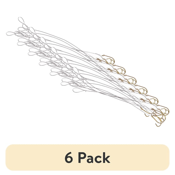 (6 pack) Ozark Trail Baitholder Snelled Fishing Hooks, Size 2, 8-Pack
