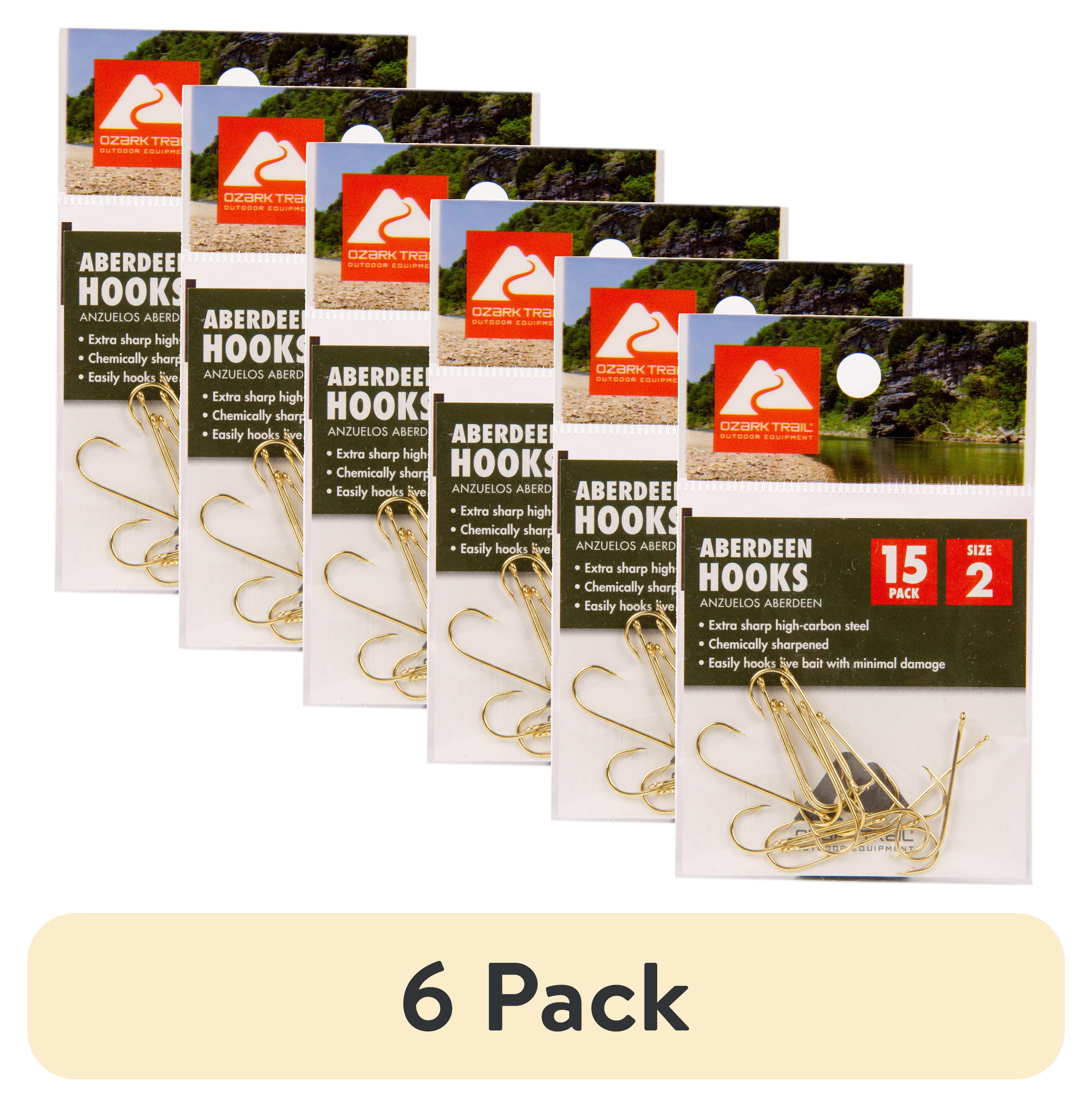 6 pack) Ozark Trail Freshwater Gold Aberdeen Light Wire Fishing