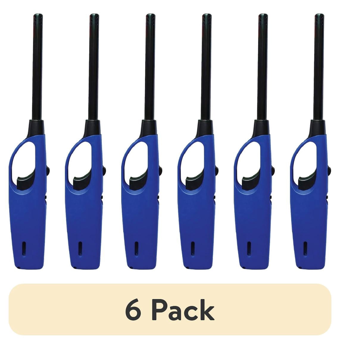 (6 pack) Ozark Trail Multipurpose Utility Lighter, Blue