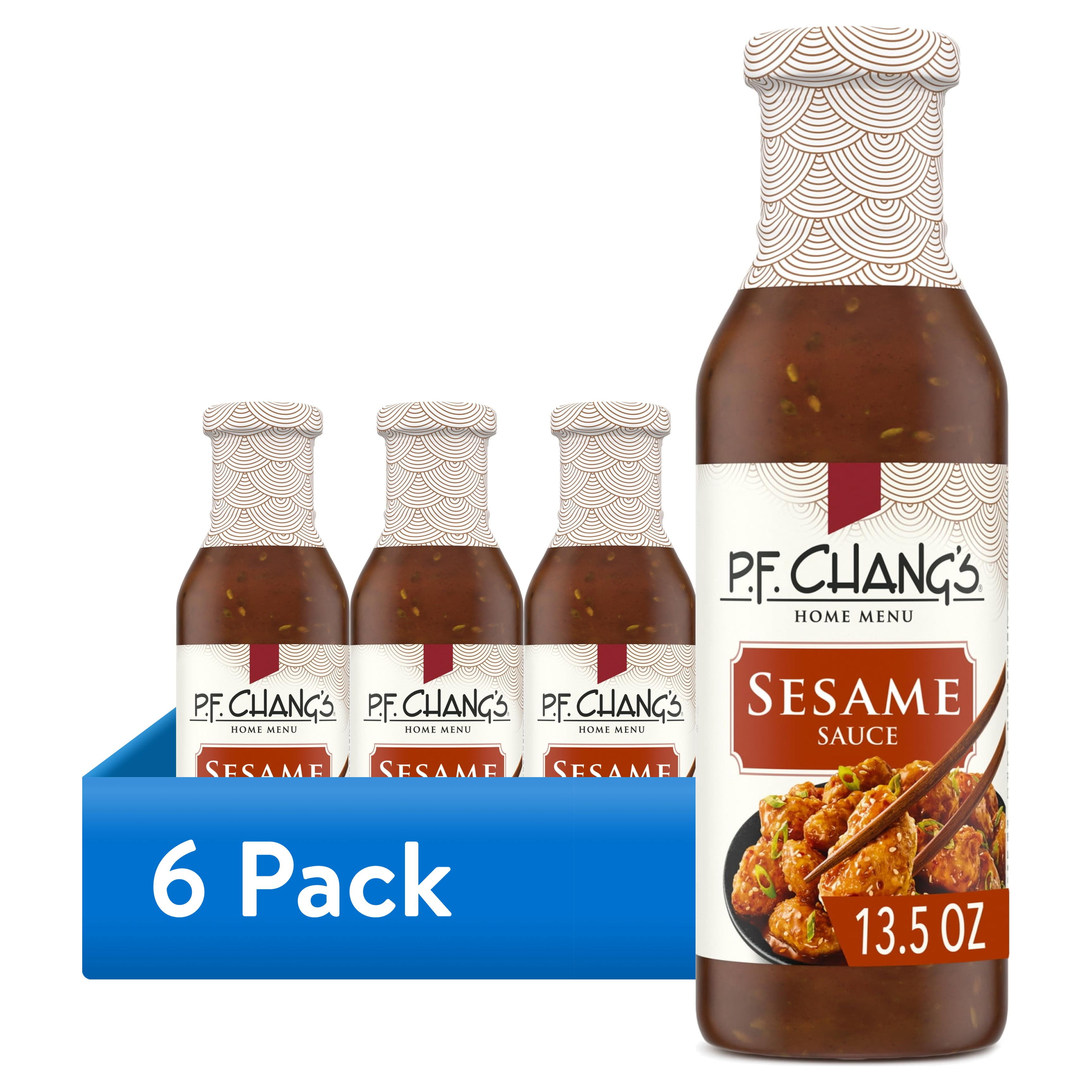 (6 pack) P.F. Chang’s Home Menu Sesame Sauce for Dipping, Cooking & Marinating, 13.5 oz. (Pack of 6)