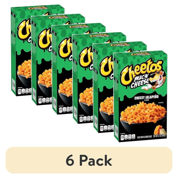 (6 pack) Pack of 2 Cheetos Cheetos Mac 'N Cheese Cheesy Jalepeno Box, 5.7 ounce