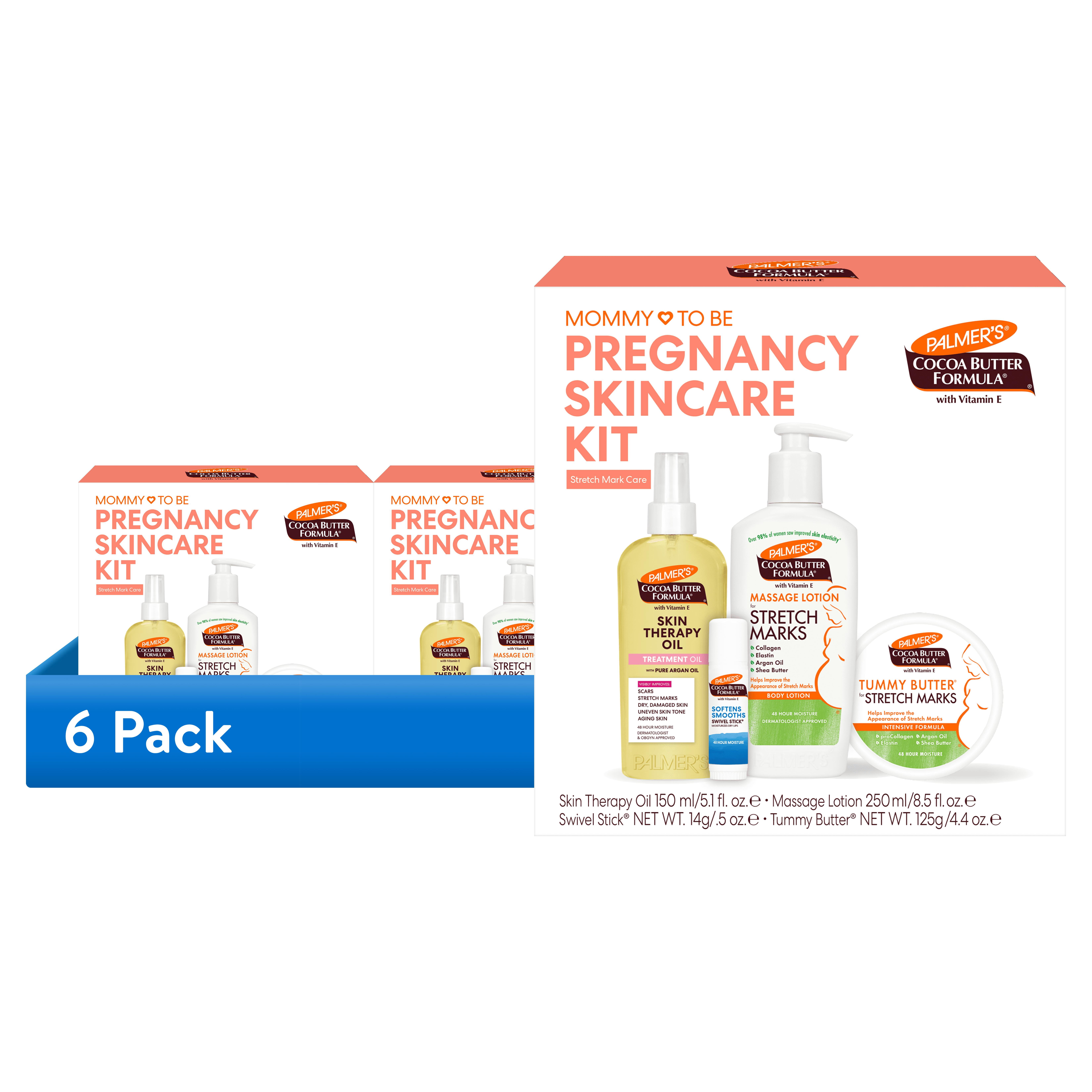 (6 pack) Palmer's Cocoa Butter Pre-Natal Care Kit for Stretch Marks, Scars, and Dry Skin Relief