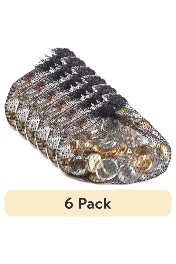 (6 pack) Panacea Products Gold Glass Gems, 12 oz.