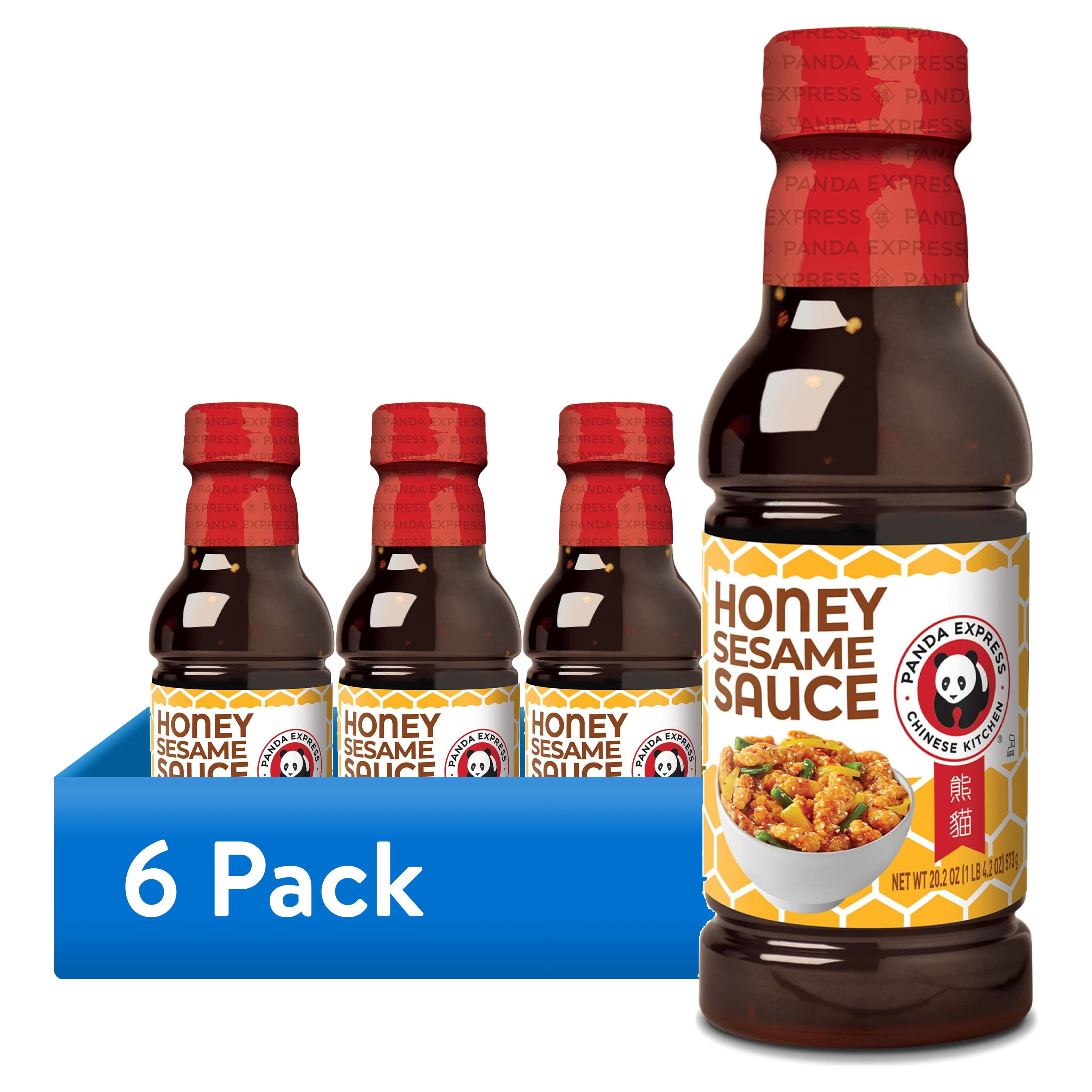 (6 pack) Panda Express Honey Sesame Sauce, 20.2 oz Liquid