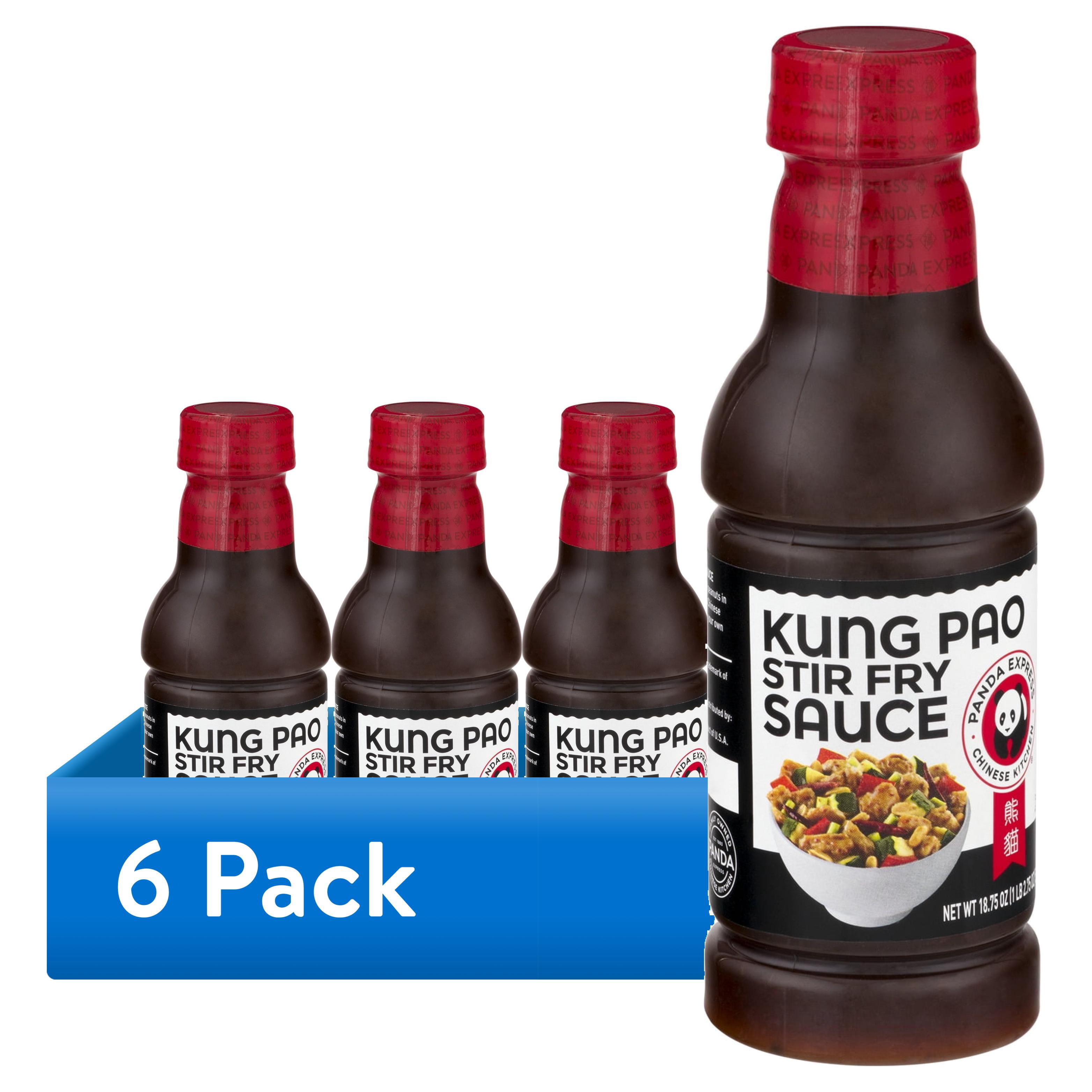 (6 pack) Panda Express Kung Pao Stir Fry Sauce, 18.75 oz Liquid