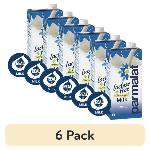 (6 pack) Parmalat Lactose Free 2% Reduced Fat Milk, 32 fl oz