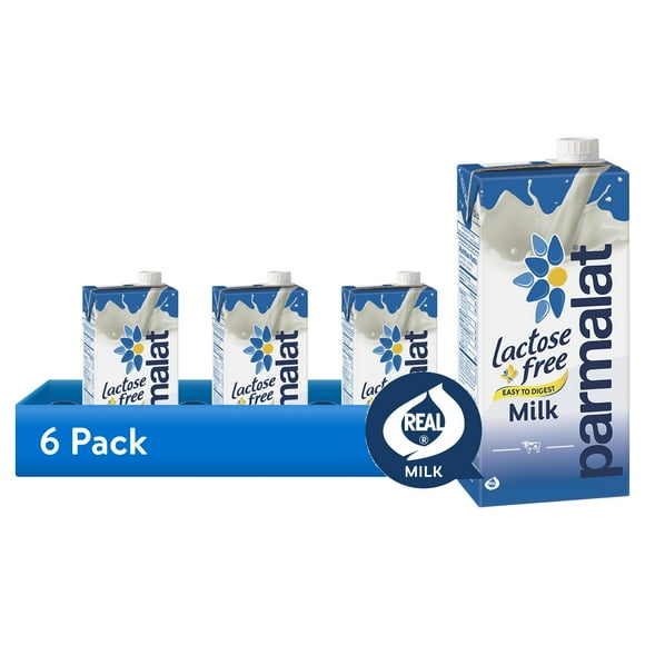(6 pack) Parmalat Lactose Free 2% Reduced Fat Milk, 32 fl oz