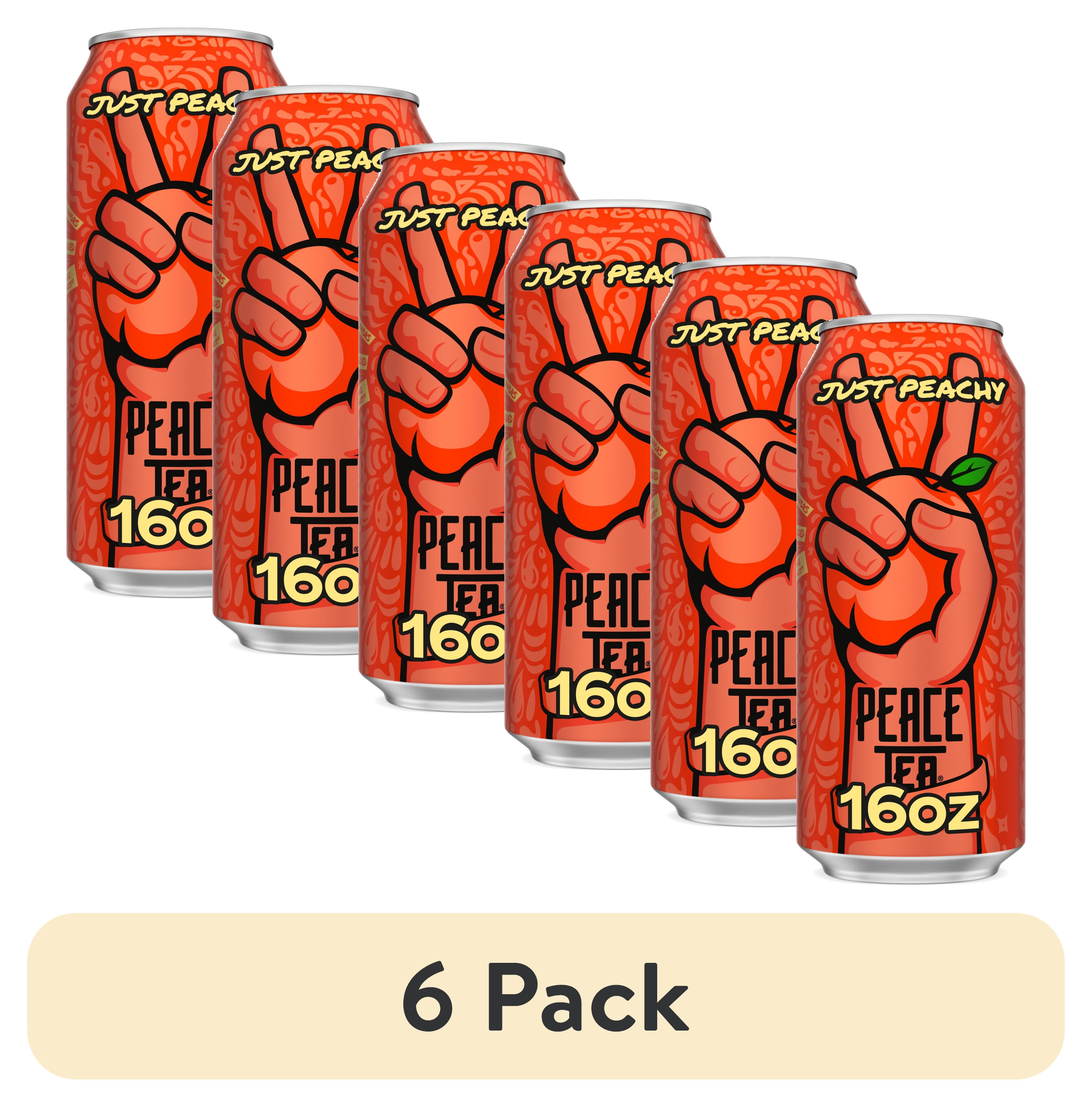 Peace Tea Just Peachy Cans, 15.5 fl oz, 4 Pack - Walmart.com