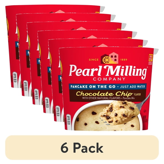 (6 pack) Pearl Milling Company Chocolate Chip Pancake on the Go Mix 2.11oz