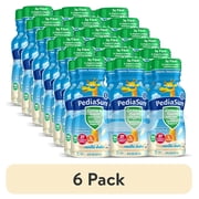 6 pack PediaSure Grow & Gain with Fiber & Immune Support, Vanilla, 8-fl-oz Bottle, Pack of 6
