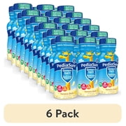 6 pack PediaSure Grow & Gain with Immune Support, 7g Protein, Banana, 8-fl-oz Bottle, Pack of 6