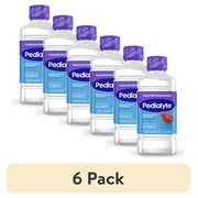 6 pack Pedialyte Essential Rehydration Electrolyte Drink, Berry Frost, 1 Liter