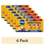 (6 pack) Pedigree Choice Cuts In Gravy Variety Pack Wet Dog Food, 3.5 Oz Pouches, 30-Count