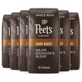 thumbnail image 1 of (6 pack) Peet's Coffee Major Dickason's Blend Premium Dark Roast Whole Coffee Beans, Arabica, 10.5 oz, 1 of 19