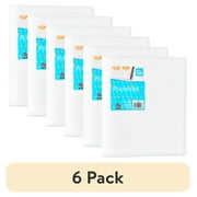 Pen+Gear 0.5" Durable Poly Binder, 3-Ring, White, 11" x 11.75"