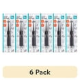 thumbnail image 1 of (6 pack) Pen+Gear Retractable Gel Pens, Medium Point, 0.7 mm, Black, 2 Count, 1 of 9