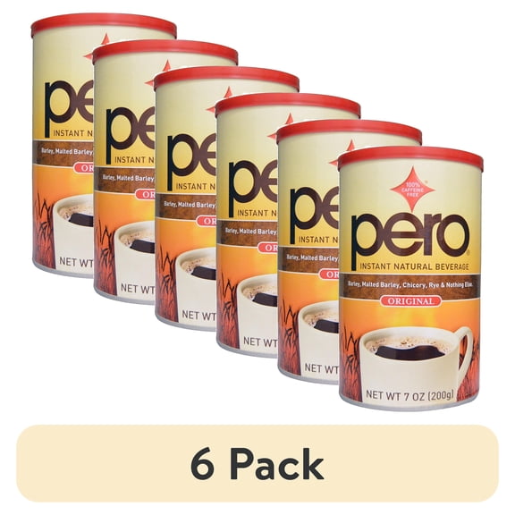 (6 pack) Pero Instant Original Natural Beverage 7 oz