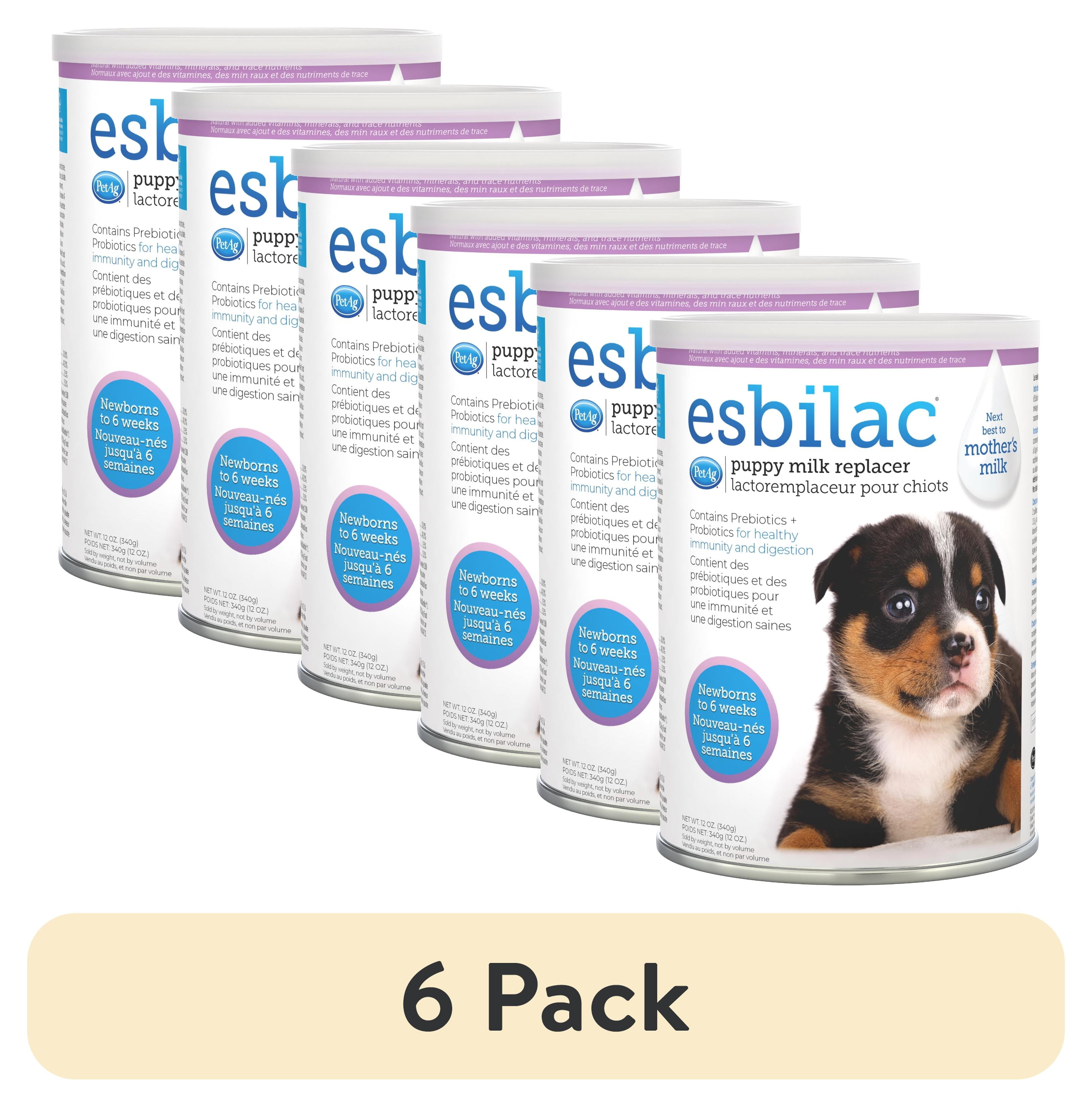 (6 pack) Pet-Ag Esbilac Puppy Milk Replacer Powder - 12 oz