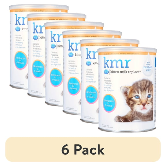 (6 pack) Pet-Ag KMR Kitten Milk Replacer Powder - 12 oz
