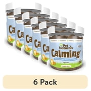 (6 pack) Pet Naturals Calming Chews for Dogs, Chicken, 90 Count