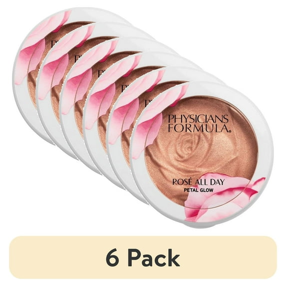 (6 pack) Physicians Formula Rosé All Day Petal Glow, Petal Pink