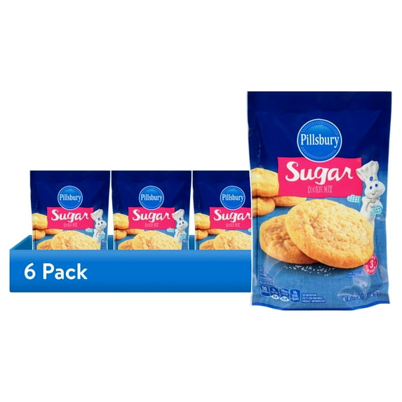 (6 pack) Pillsbury Baking Pillsbury 17.5 Oz Sugar Cookie Mix