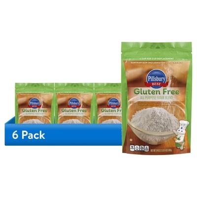 (6 pack) Pillsbury Best Gluten Free All Purpose Flour Blend, 24 oz Bag