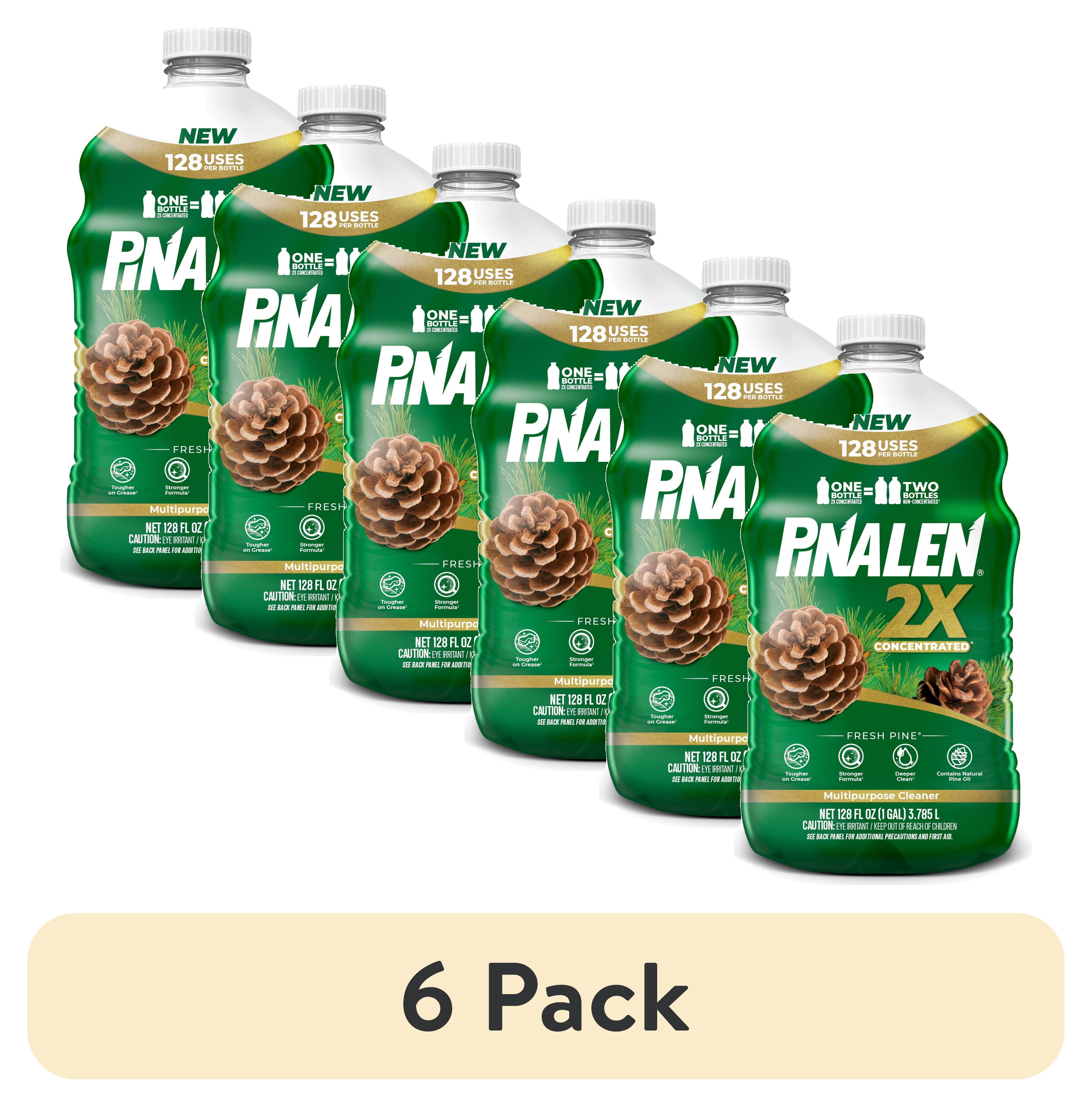 (6 pack) Pinalen 2X Multipurpose Cleaner - Fresh Pine Scent (128 fl oz)