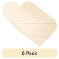 thumbnail image 1 of (6 pack) Plaid Wood Surface, Heart Shaped Plaque, 1 Piece, 12 1/2" x 12 1/8", Unfinished Wood, 1 of 7