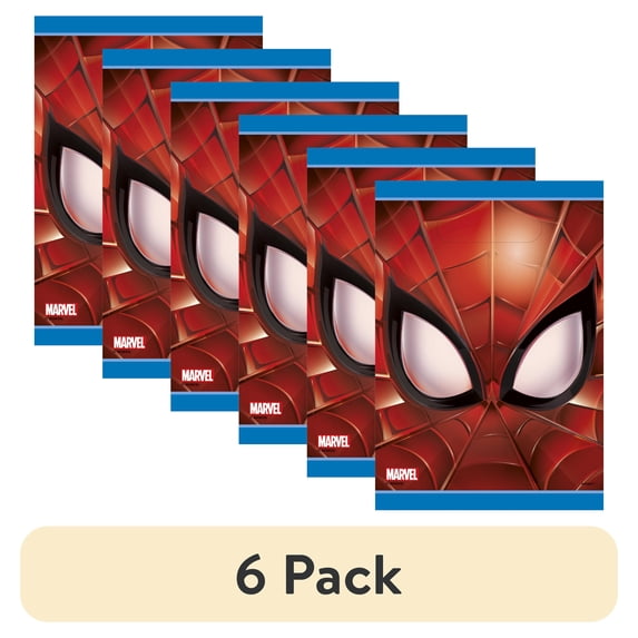 (6 pack) Plastic Spiderman Favor Bags, 8ct