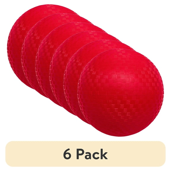(6 pack) MinnARK 8.5-Inch Playground Ball for Kids – Rubber Kickball for Outdoor Games, School, Recess & Backyard Sports, Ages 3+