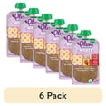 thumbnail image 1 of (6 pack) Plum Organics® Tots Mighty Builder Fruit & Veggie Blend Banana, White Bean, Strawberry + Chia 4oz Pouch, 1 of 12