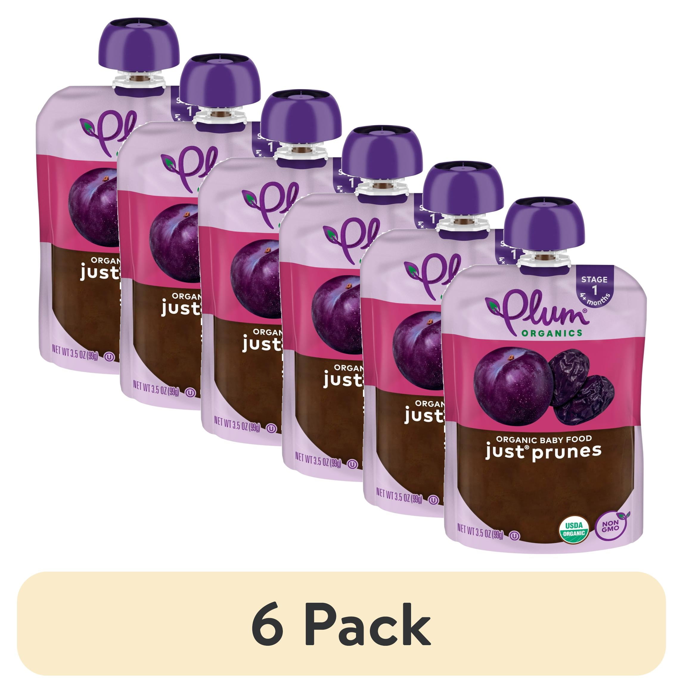 pack) Plum Organics Stage Organic Baby Food, Just Prunes,