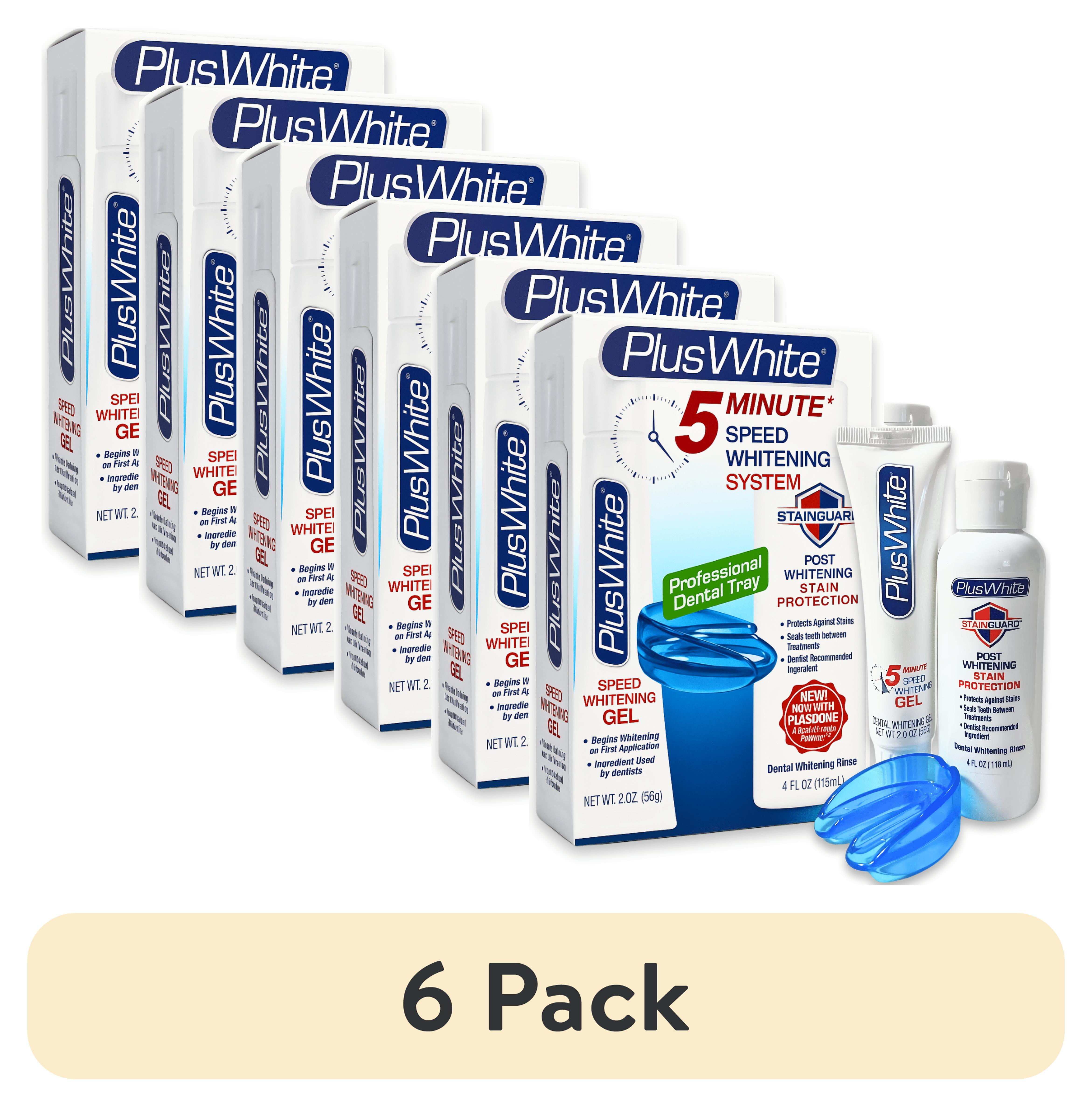 5 pack) Plus White 5 Minute Speed Whitening System – Fast