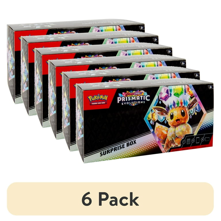 ポケモン　サプライズボックス Prismatic Evolutions 6 pack) Pokemon Scarlet & Violet Prismatic Evolutions