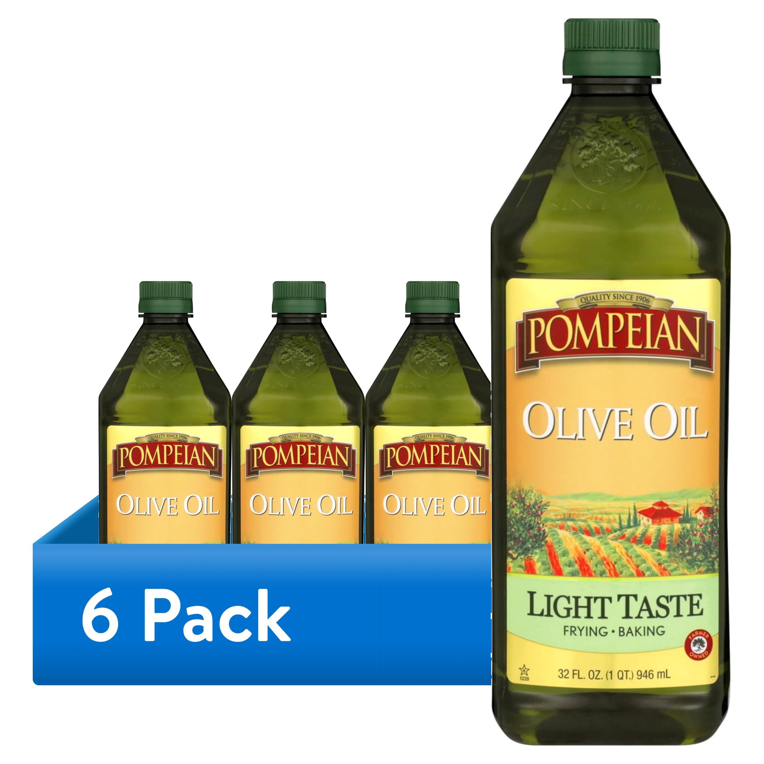 (6 pack) Pompeian Light Taste Olive Oil - 16 fl oz