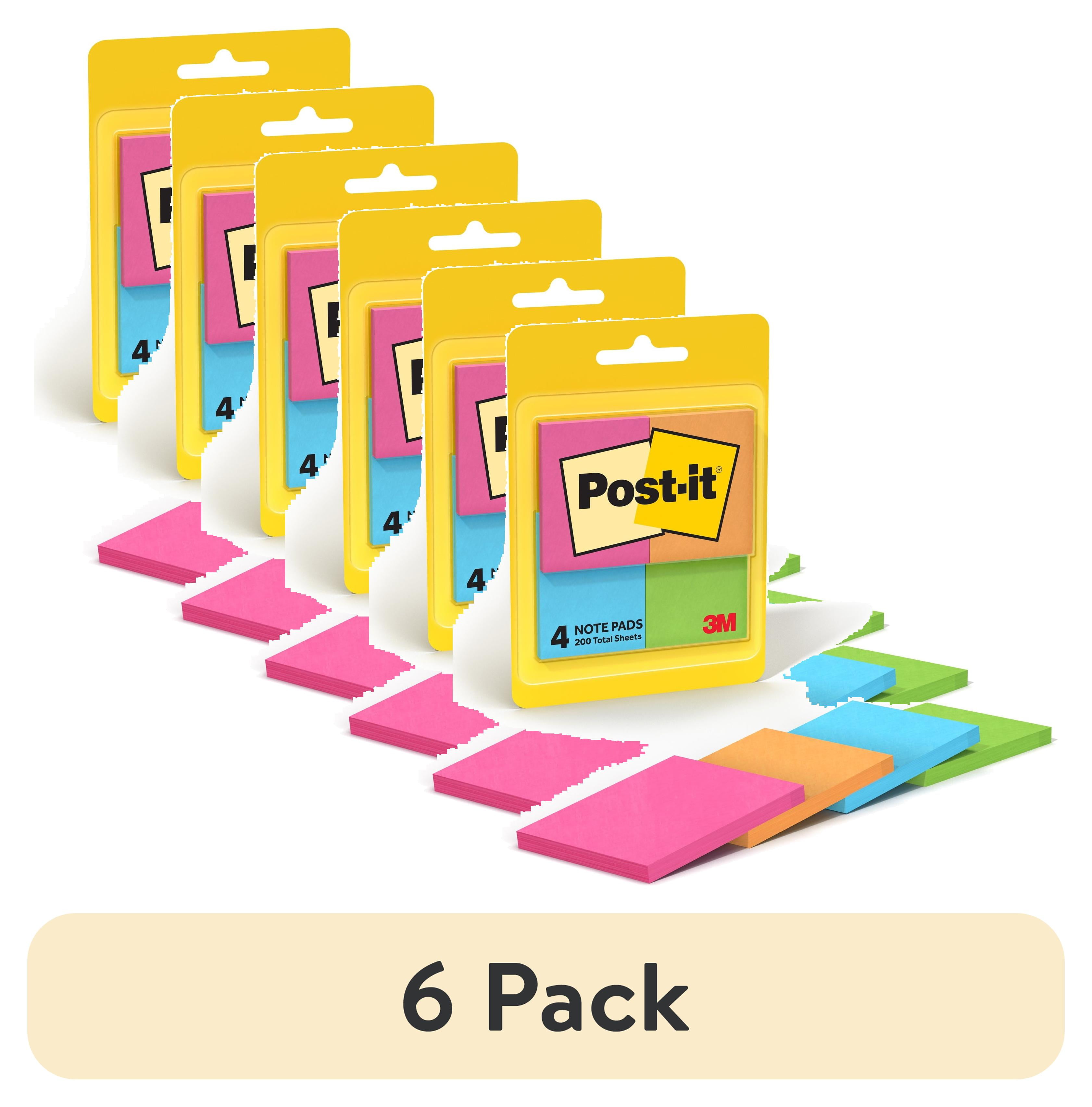 Post-it Super Sticky Notes, 3 in x 3 in, Bright Pink, 1 Pad