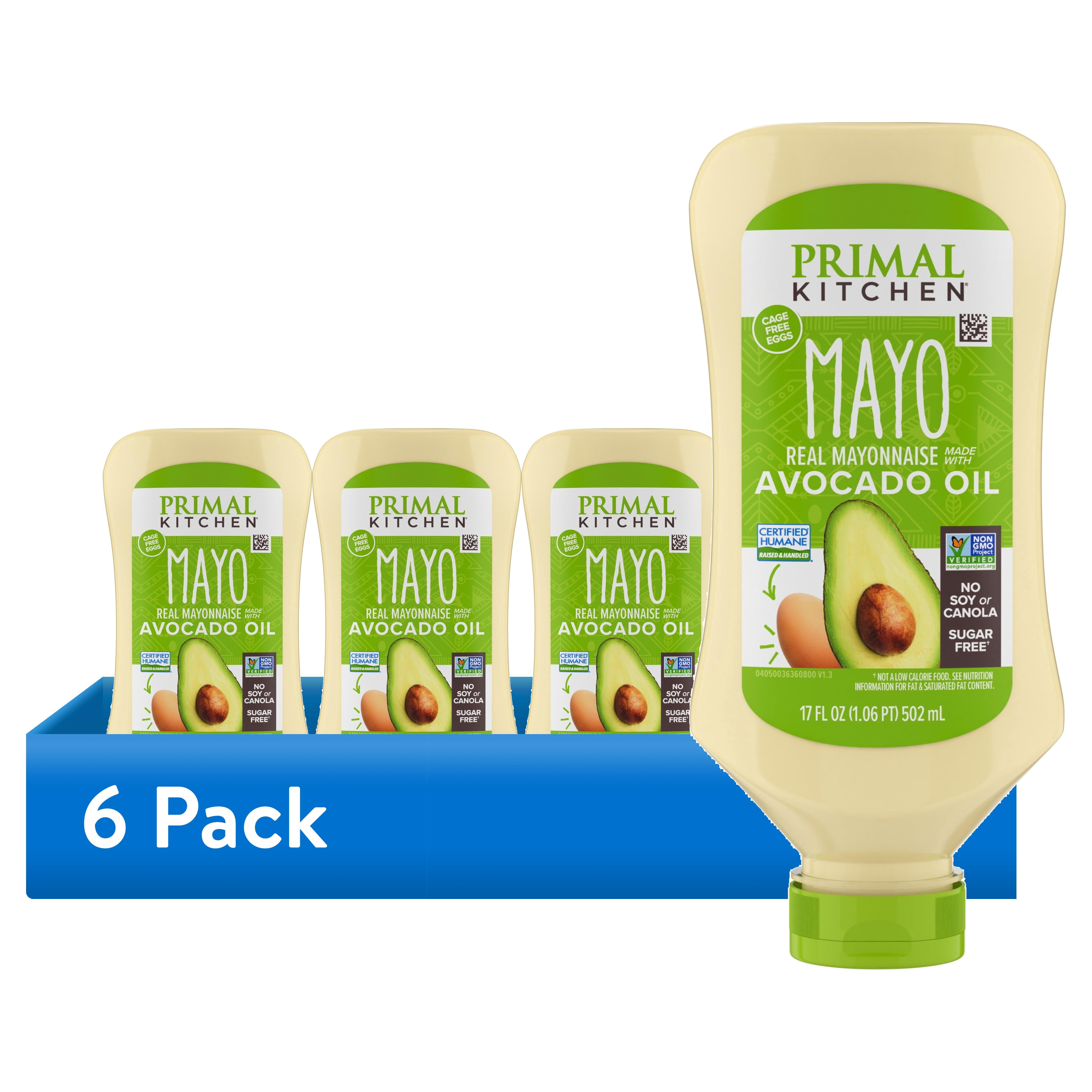 (6 pack) Primal Kitchen Squeeze Mayo Made with Avocado Oil 17 oz