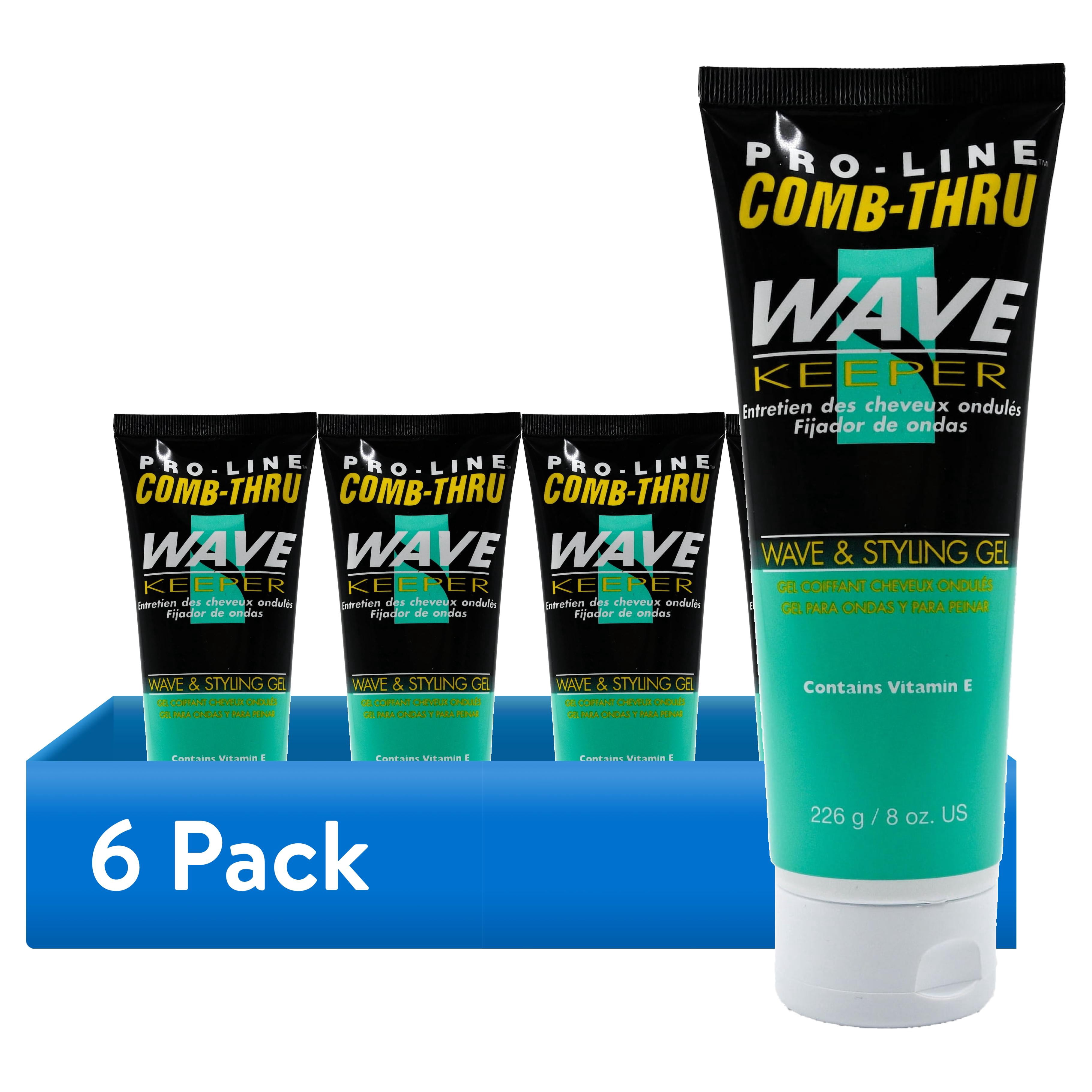 Pro Line Comb-Thru Wave Keeper Gel, 8 oz, Moisturizing - Walmart.com
