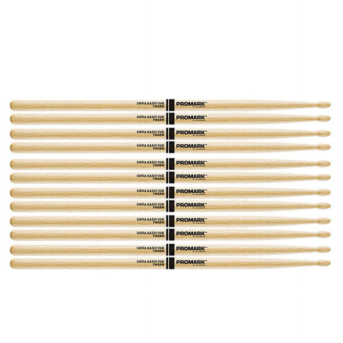 6 pack Pro-Mark Japanese Shira Kashi White Oak 5B Wood PW5BW-6