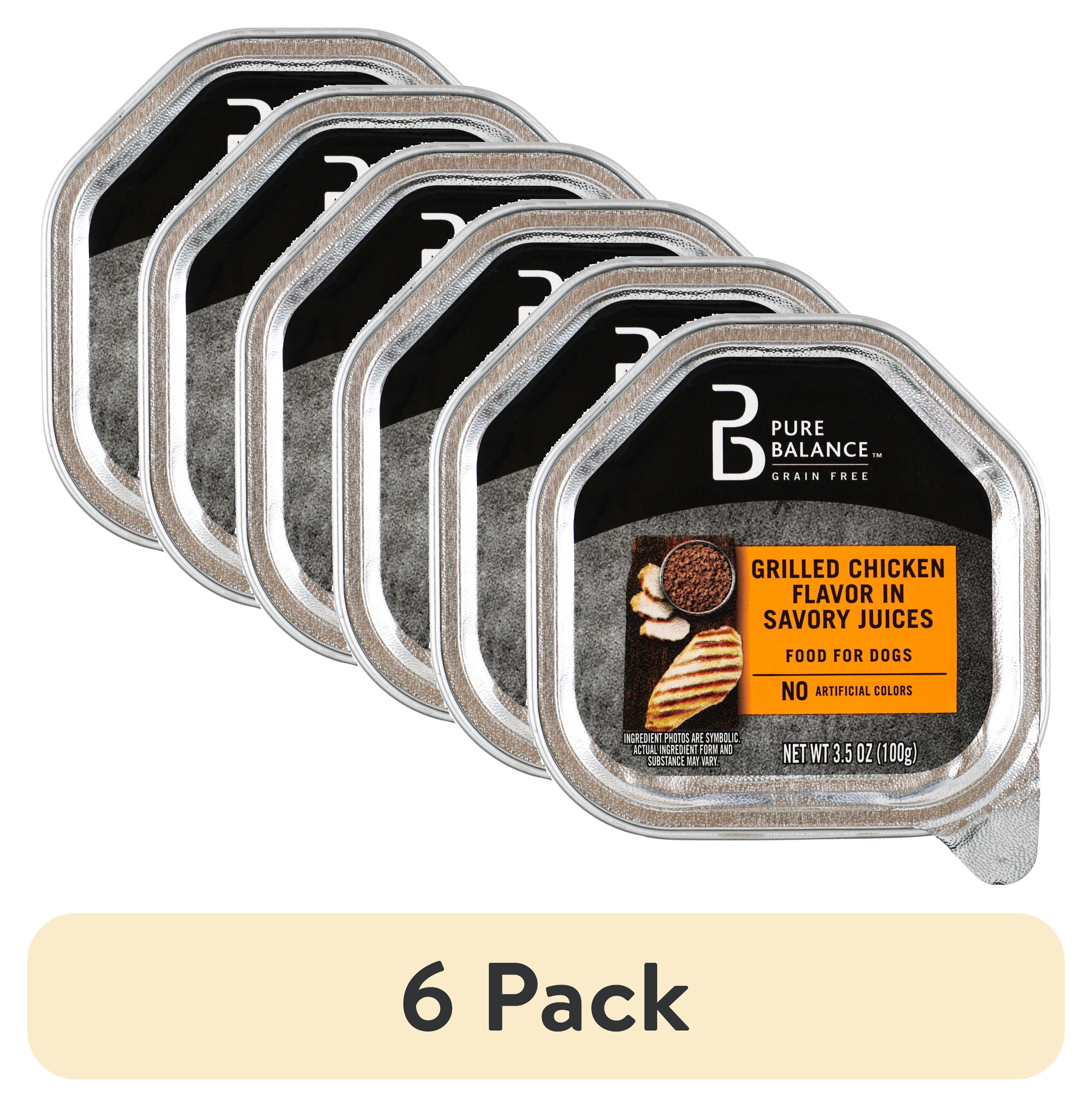 (6 pack) Pure Balance Grilled Chicken Tray 3.5 oz