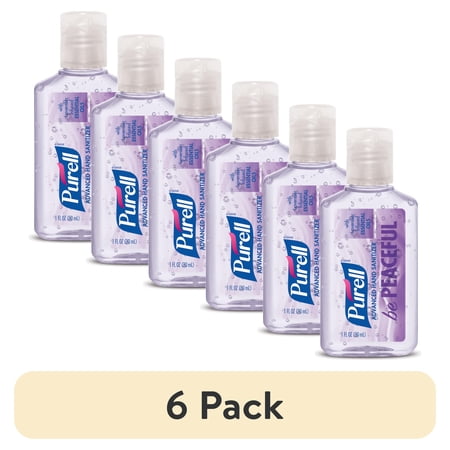 (6 pack) Purell Hand Sanitizer Gel, Various Scents, Travel Size Bottle, 1 oz (Adult)