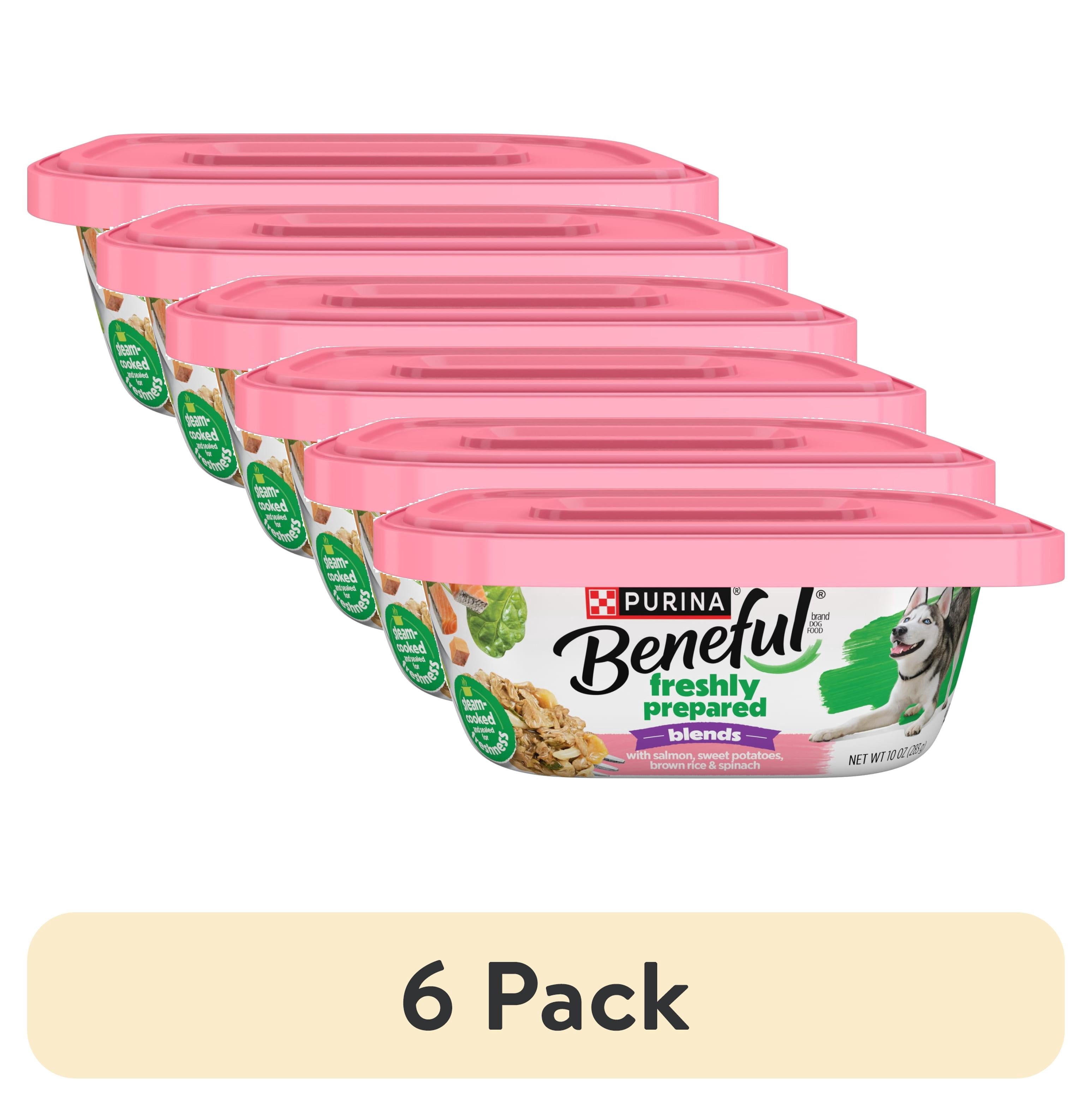 Brown Rice Nutrient (6 pack) Purina Beneful Freshly Prepared Blends Wet Dog Food with ...
