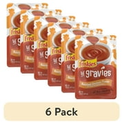 (6 pack) Purina Friskies Lil Gravies Roasted Chicken Flavor Gravy, Wet Cat Food, 1.55 oz. Pouch