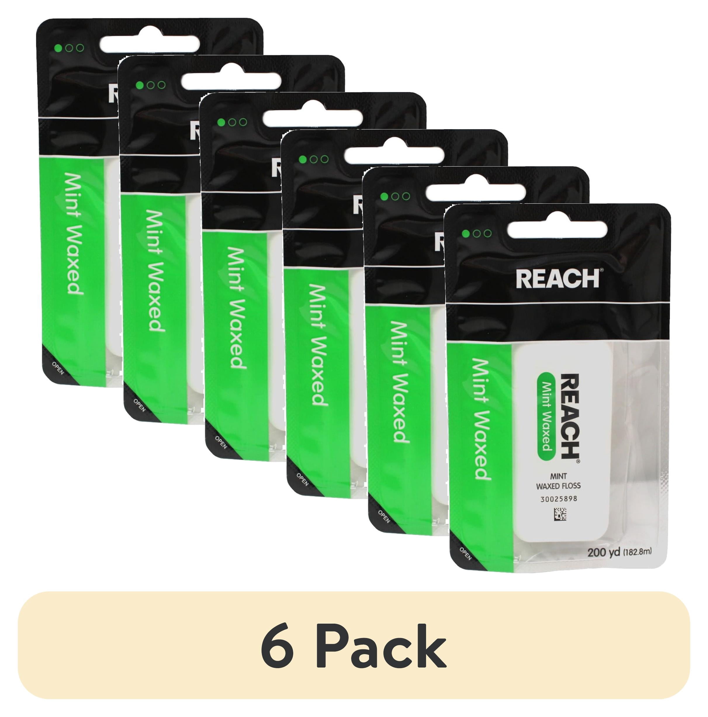 6-pack-REACH-Mint-Waxed-Floss-