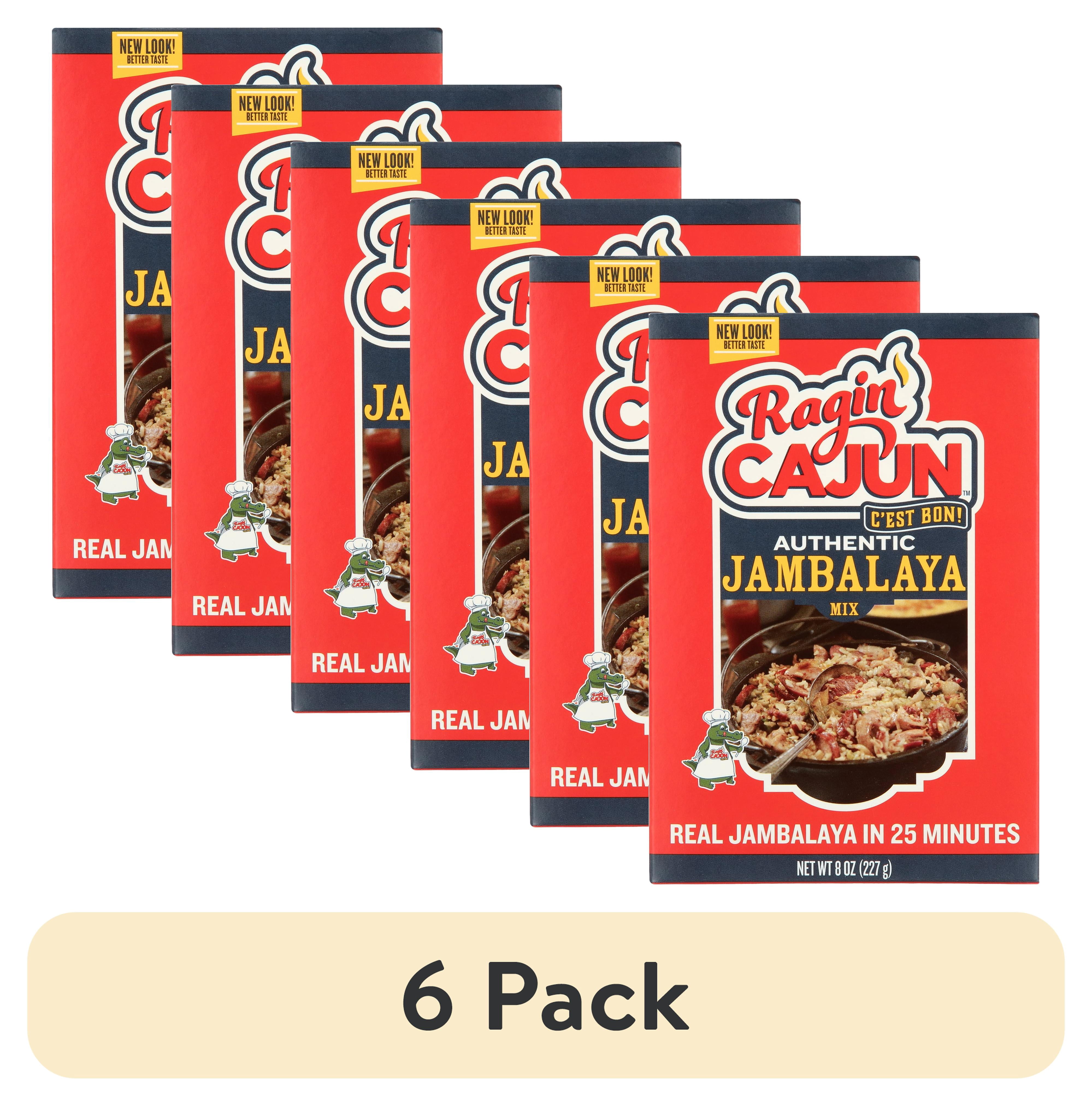 (6 pack) Ragin Cajun Jambalaya Mix 8 oz